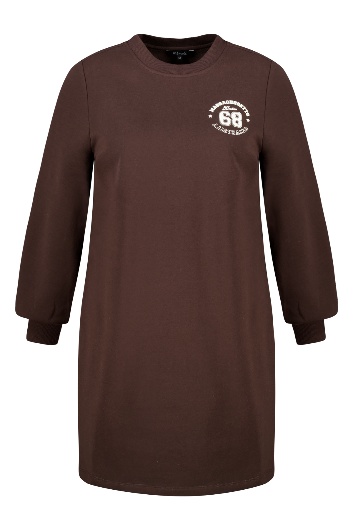 Sweater dress Donker bruin