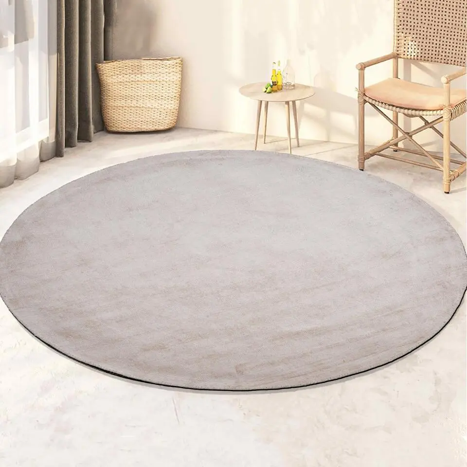 Dutch Lifestyle - Viscose - Vloerkleed - 195cm rond - Beige