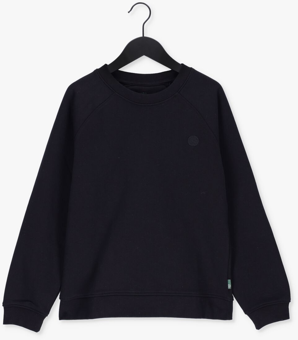 KRONSTADT zwarte kronstadt trui lars kids organic/recycled crew sweat
