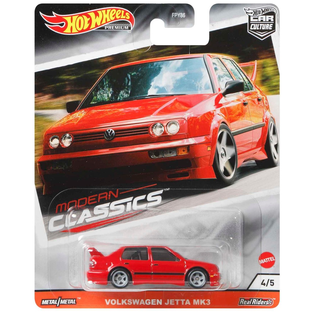 Hot Wheels Premium Culture Volkswagen Jetta MK3 im Maßstab 1:64 aus Druckguss