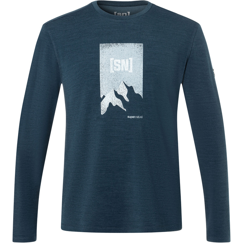 Super.Natural Herren 2 Pitch Brush Longsleeve