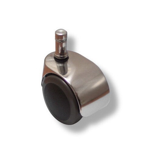 Stuhlrollen 5x ROLO LUX 11mm/50mm Metall, Kunststoff hjh OFFICE