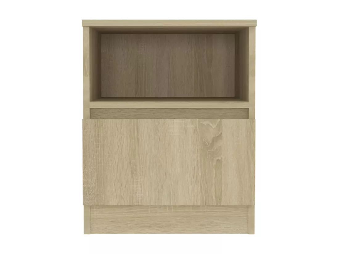 Tables de chevet 2 pcs Chêne sonoma 40x40x50 cm Aggloméré