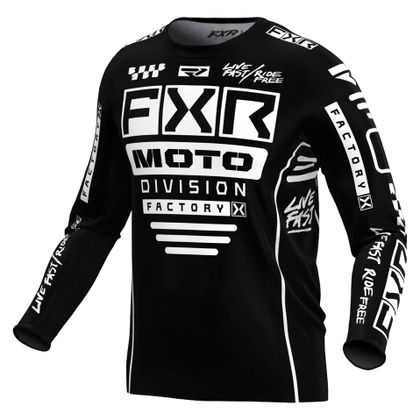 Maillot cross FXR YOUTH PODIUM 24 - Noir / Blanc
