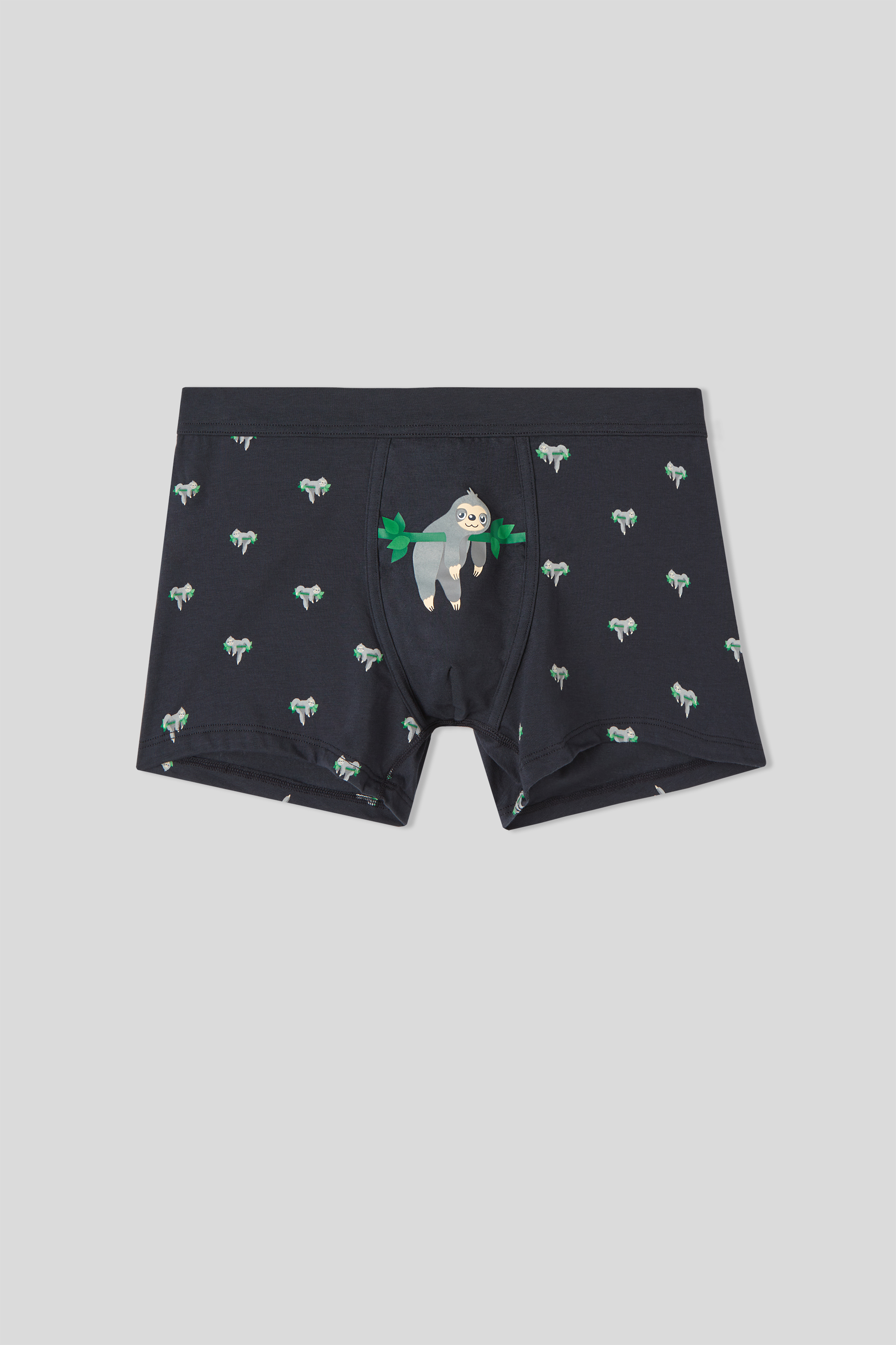 Cuecas Boxer Preguiçosas em Algodão Elástico Supima®