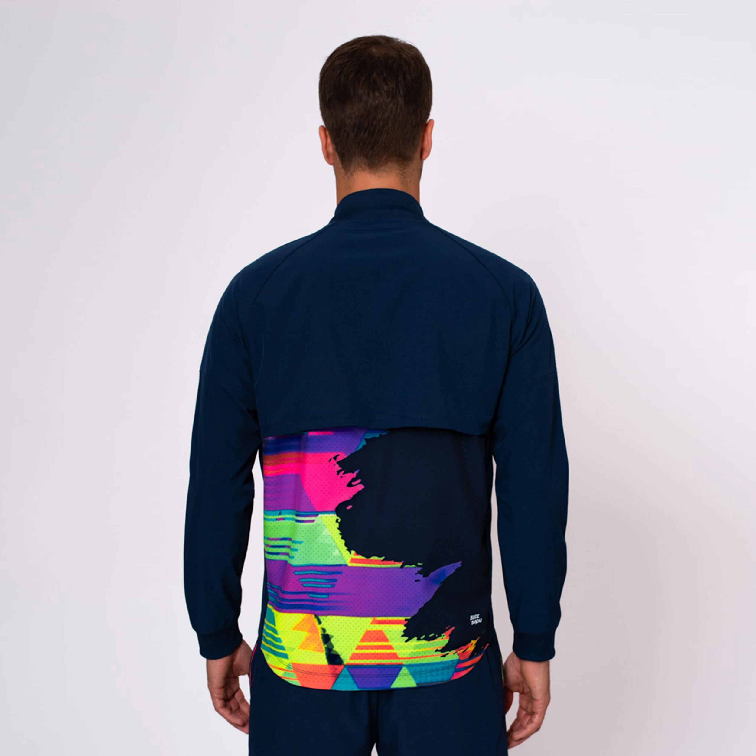 BIDI BADU Kaleido Printed Veste De Survêtement Hommes - Bleu Foncé