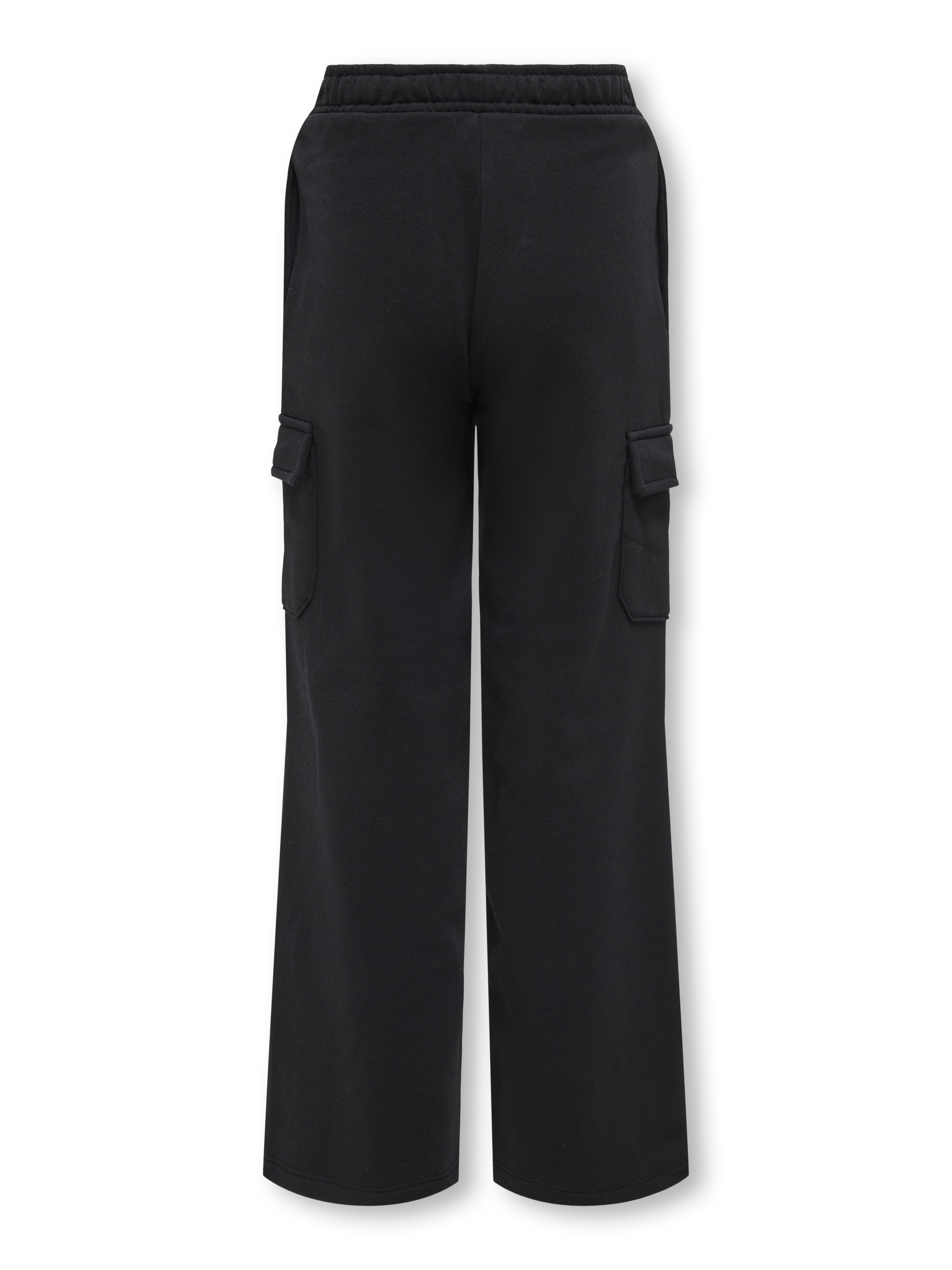 KOGANNA Locker geschnitten Cargo-Hose Black