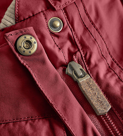 Mini A Ture Flyverdragt - Wisti Fleece - Rød Merlot
