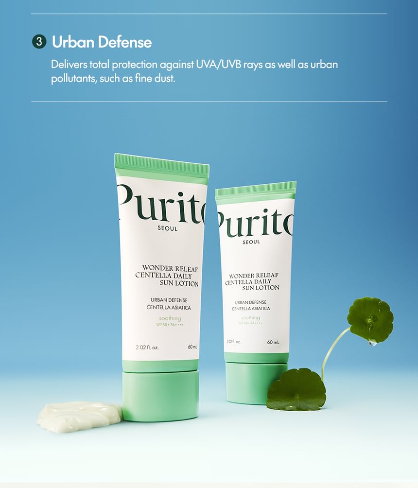 Purito SEOUL - Wonder Releaf Centella Dagelijkse Zonnelotion Mini