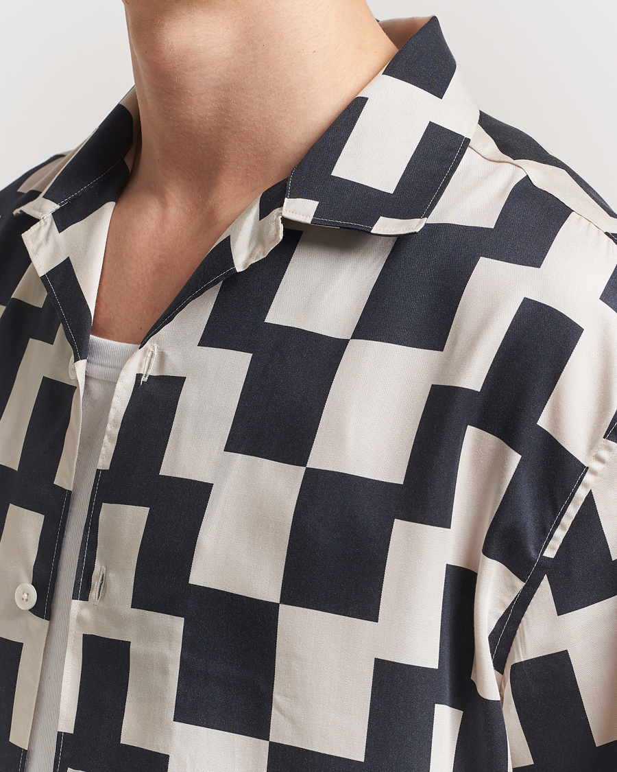 J.Lindeberg Ellis Stack Bridge Print Shirt Black