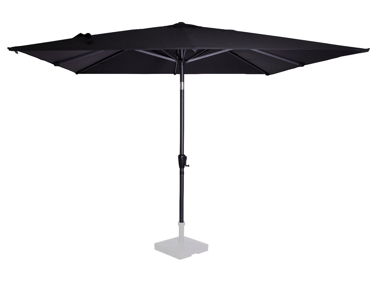 VONROC Premium Rosolina 280 x 280 cm stokparasol - Black