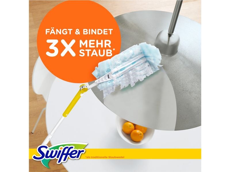 Swiffer Staubmagnet mit Duft 4 Stück, Blau Nachfülltücher-Set
