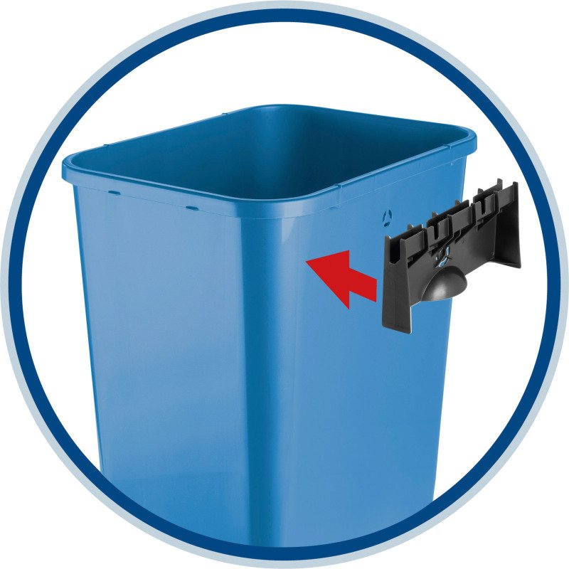Poubelle Touch & Lift 45 litres tri sélectif CEP