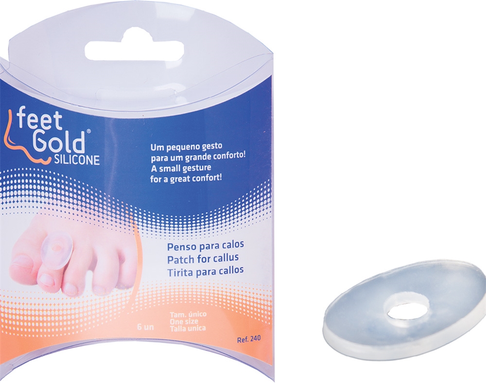 PENSOS FEET GOLD PROTETOR DE CALOS 6UN