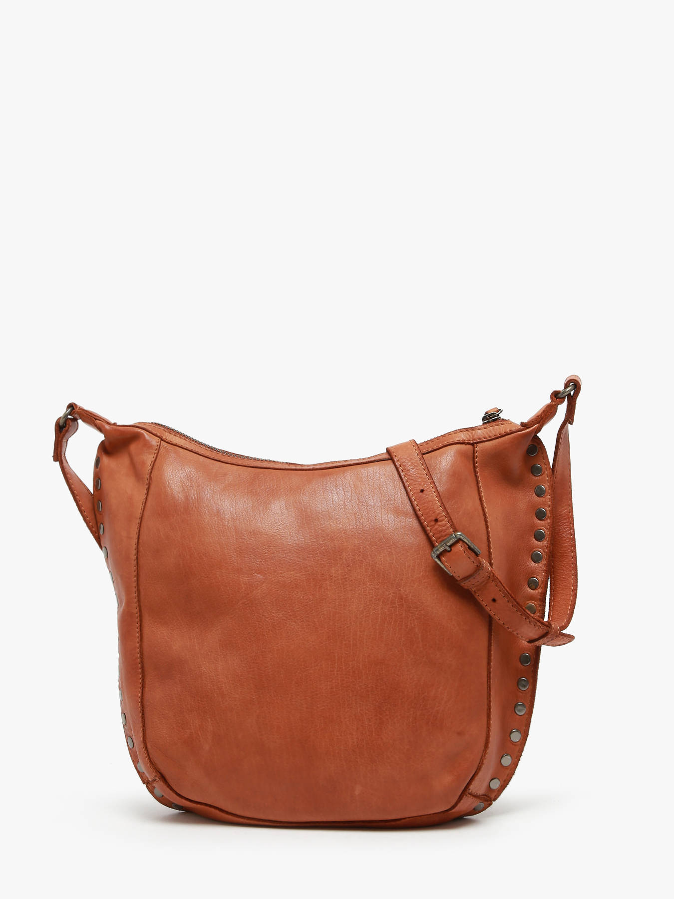 Sac bandoulire Barcelone cuir BASILIC PEPPER
