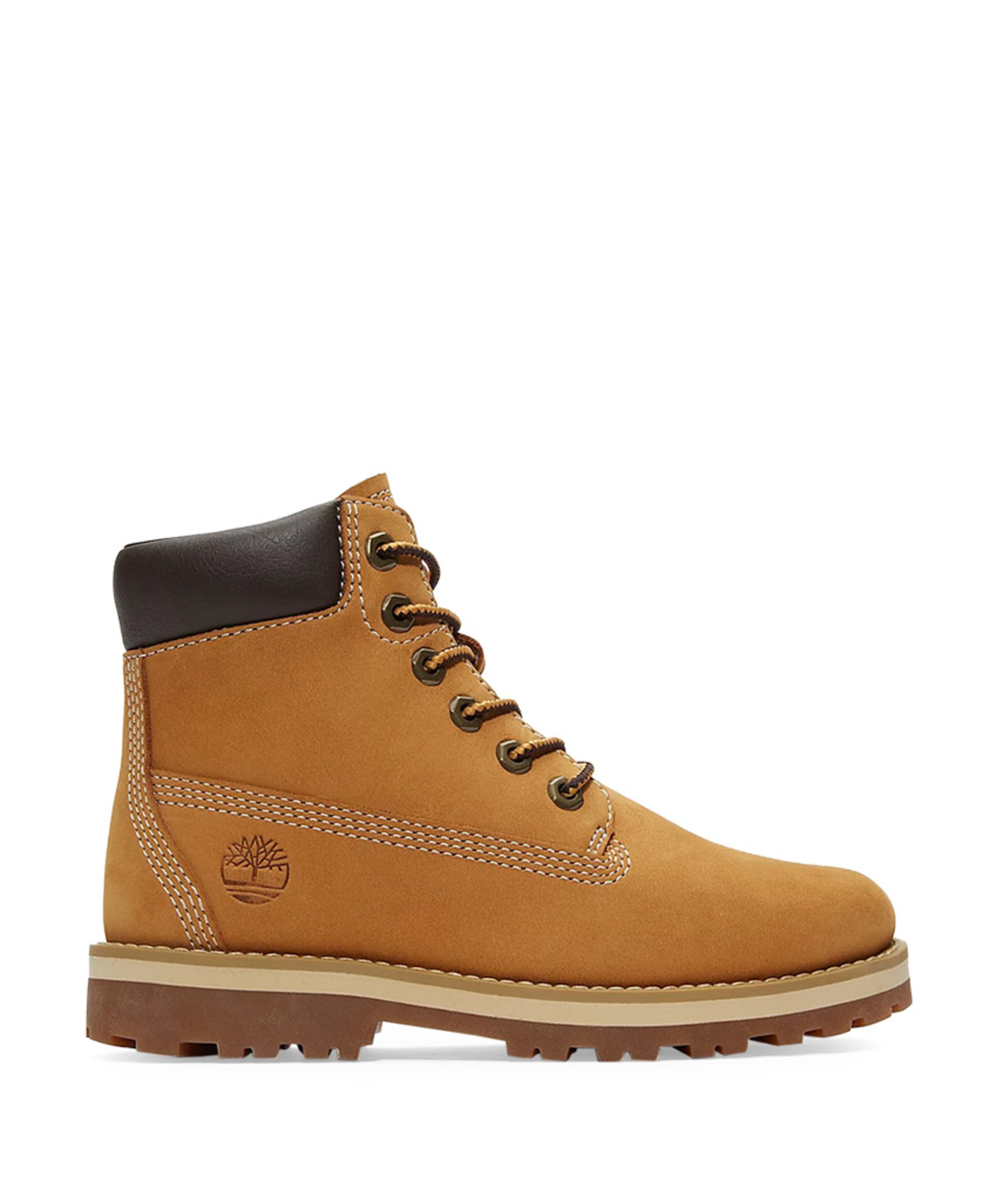 Timberland Courma Kid MID LACE UP BOOT jongens veterschoenen bruin