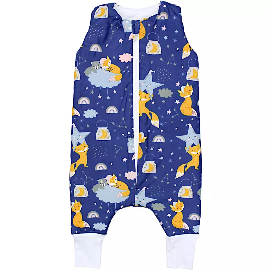 TupTam Baby Winter Schlafsack mit Beinen dunkelblau