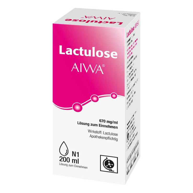 Lactulose AIWA 670 mg/ml Lösung zum Einnehmen, 200 ml