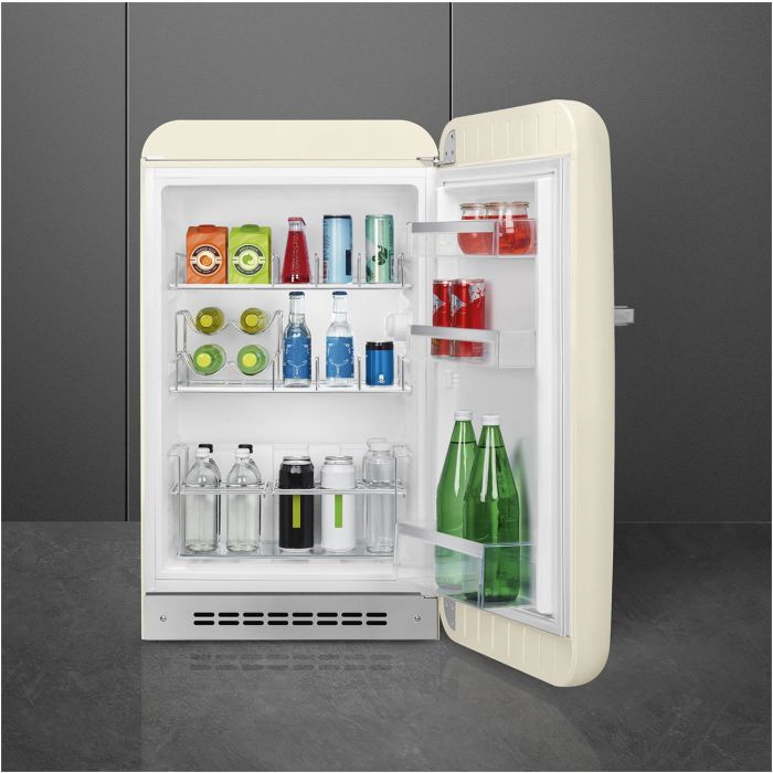 SMEG Stand-Kühlschrank 50's Retro Style FAB10HRCR5 Creme