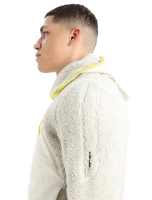 ICEBREAKER - REALFLEECE SHERPA LS ZIP HOOD M