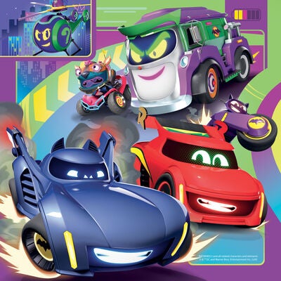 Ravensburger Batwheels Puslespill 3x49 Brikker