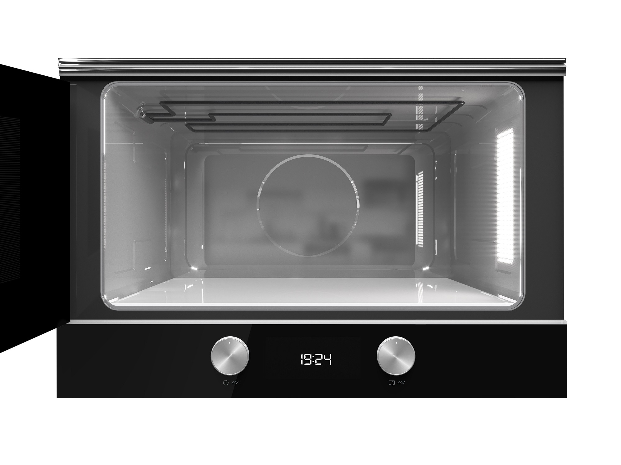 MICRO ONDAS COM GRILL DE ENCASTRE TEKA ML8220 BIS BK PRETO 22L