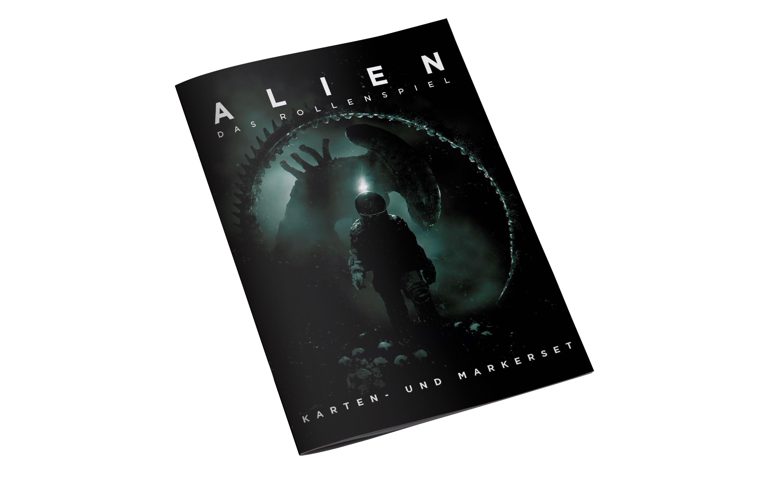 Zubehör ALIEN: Das Rollenspiel – Karten- und Markerset -DE-Karten, Hilfsmittel und Zubehör zum Rollenspiel