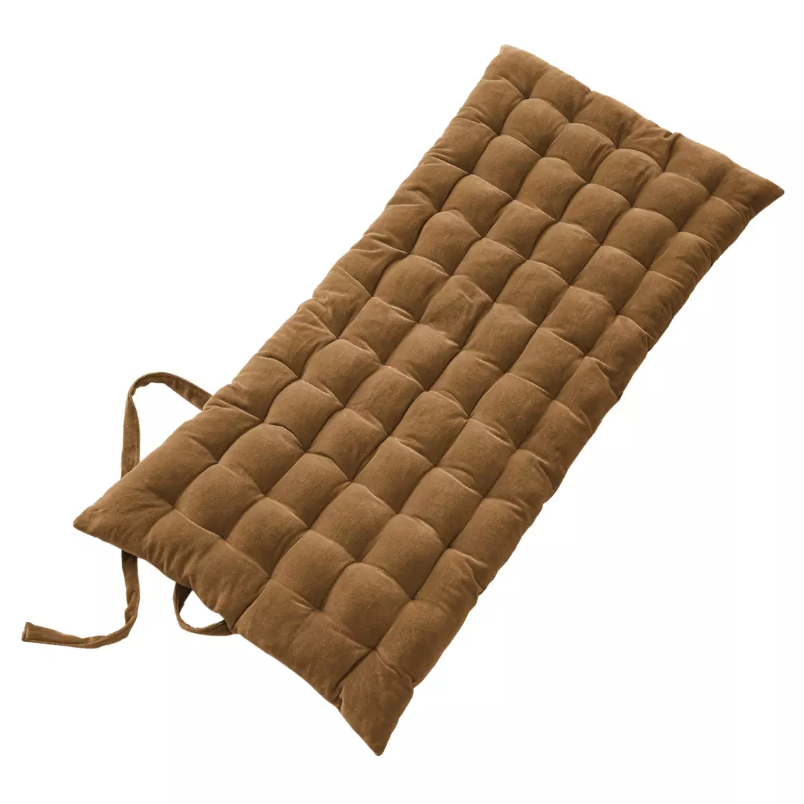 Matelas de sol velours de coton (60 x 120 cm) César Camel