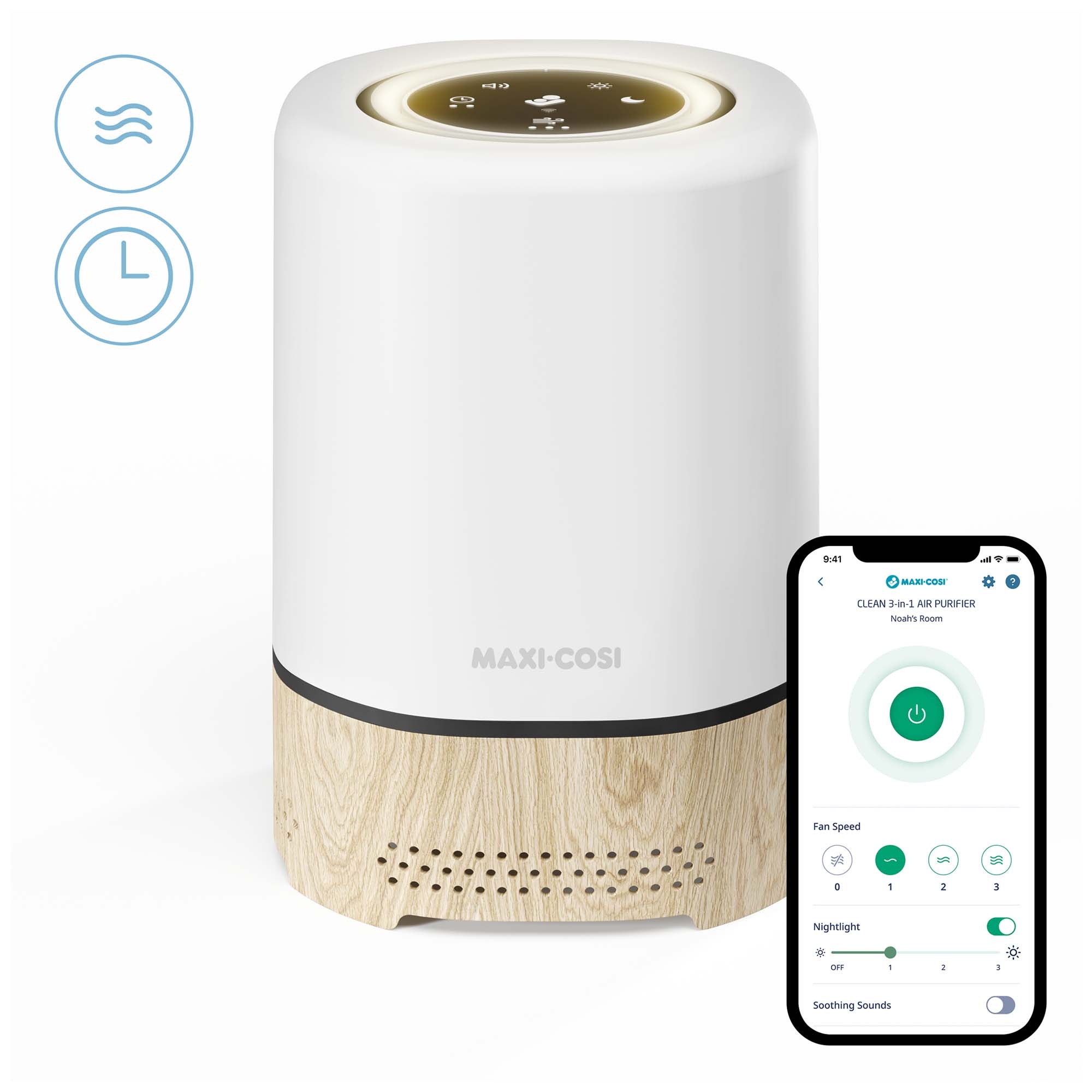 Maxi-Cosi Clean 3-in-1 Air Purifier wit - sale - Prénatal