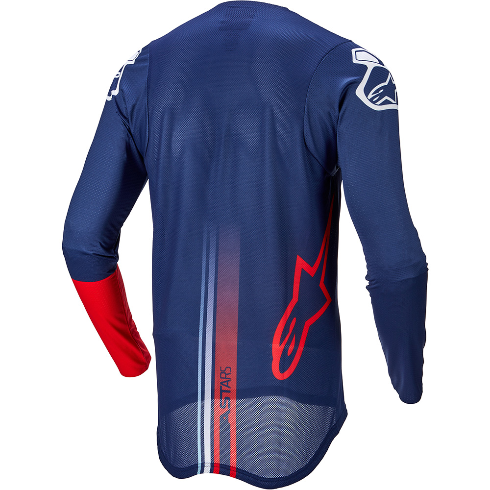 Alpinestars - Maillot Supertech Blaze Bleu foncé / Rouge / Blanc