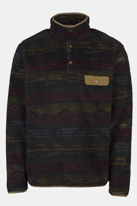 Ayacucho Ayacucho Chalten Printed Snap Button Fleecevest