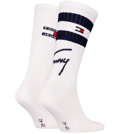 Tommy Hilfiger Strømper - 2-pak - Hvid