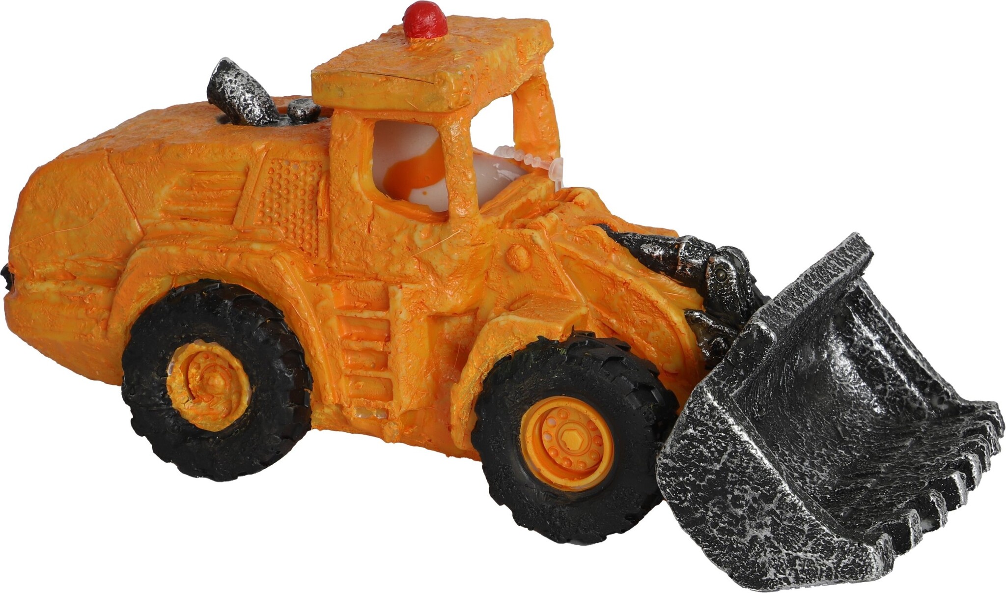 Aqua Deco Ornament Bulldozer Oranje 17cm