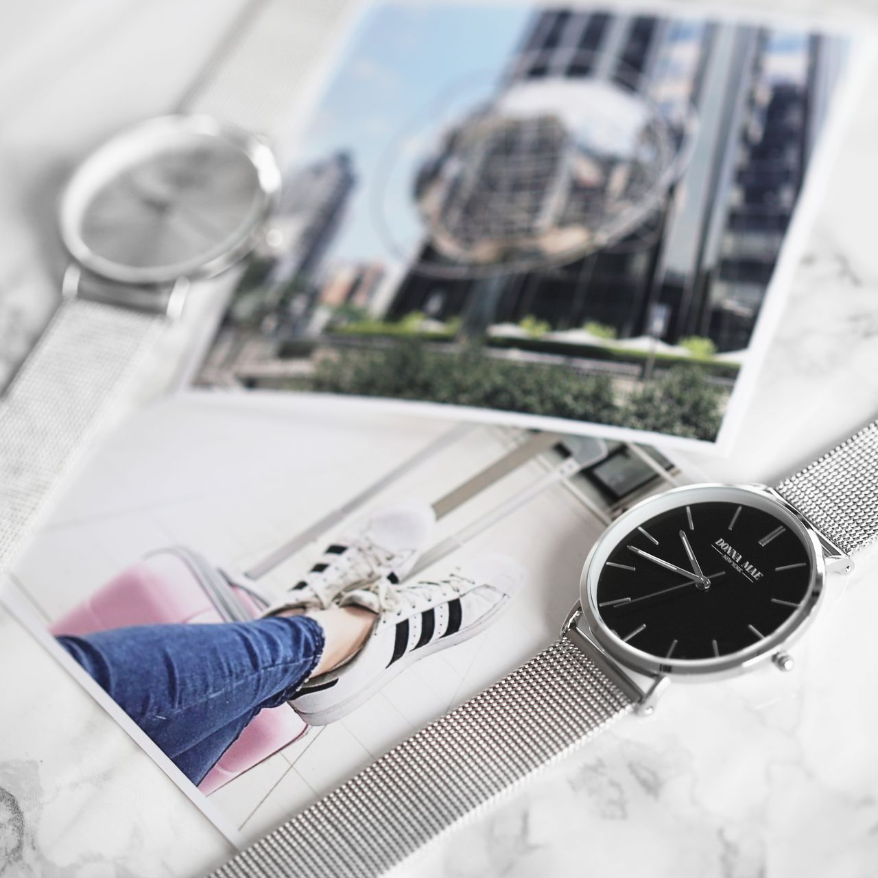 Donna Mae Dames Horloge Zilverkleurig