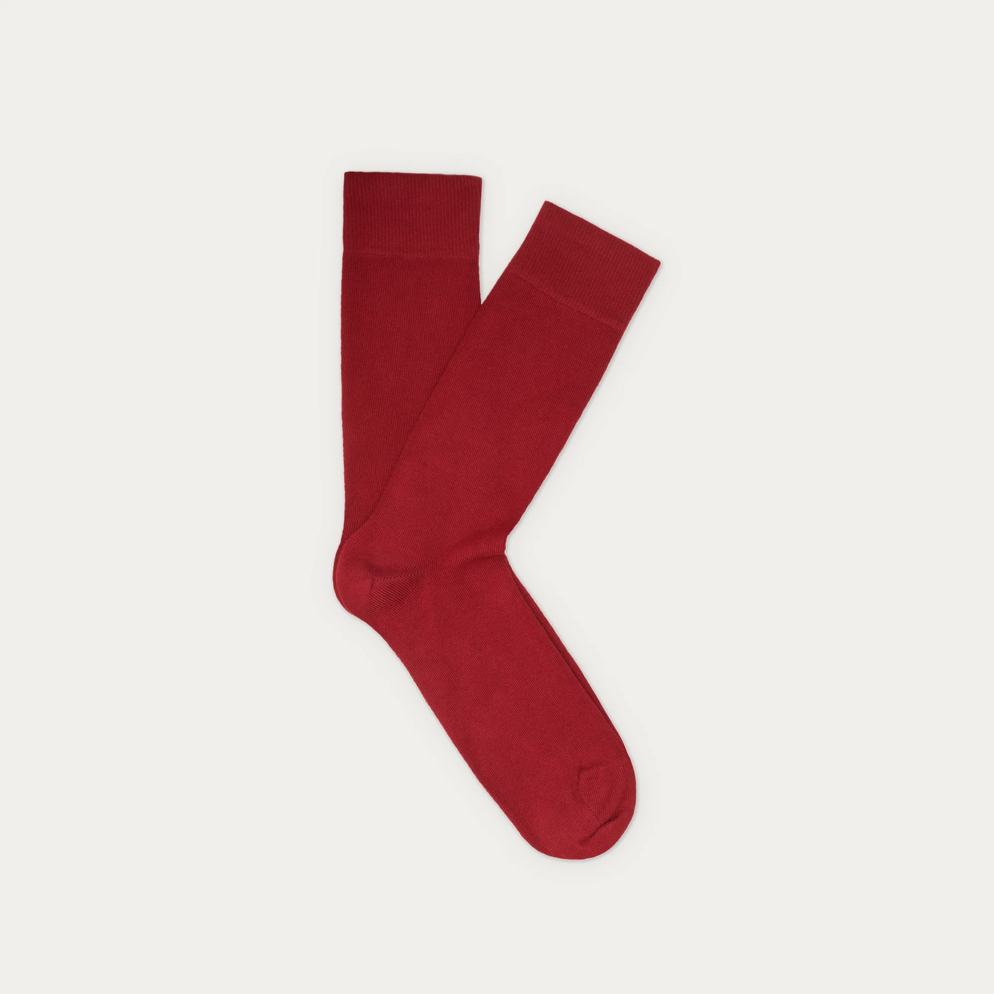 Burgundy socks