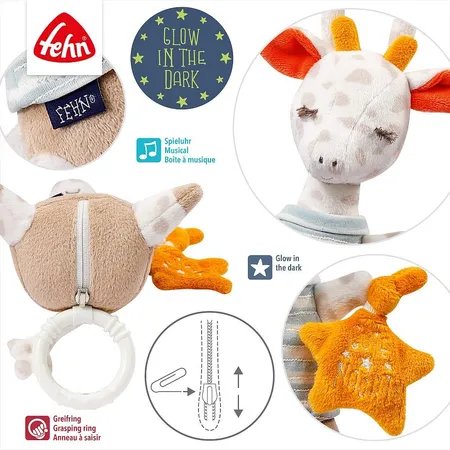 Fehn Mini-Spieluhr Giraffe