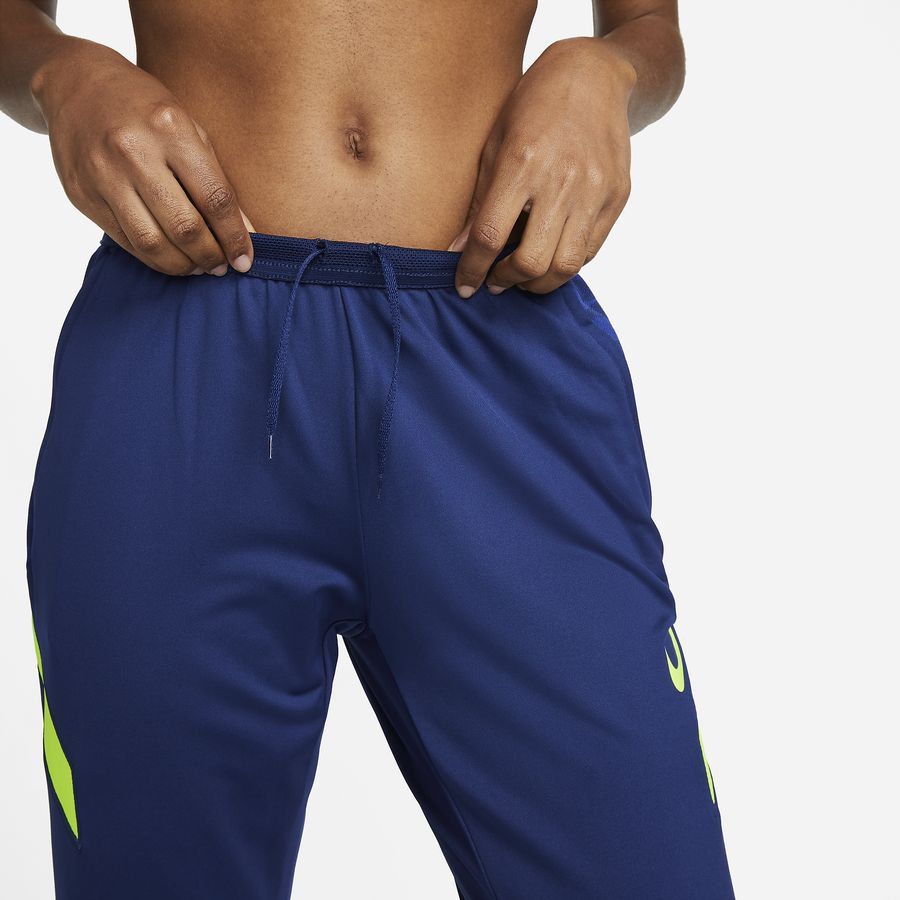 Nike Bas de Survêtement Dri-FIT Strike 21 - Bleu/Bleu Marine/Jaune Fluo Femme