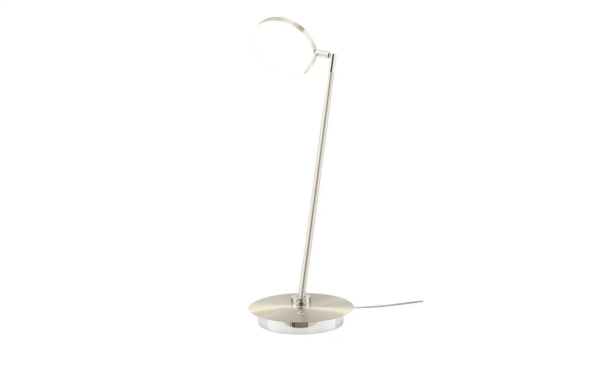 HELL-höllisch gutes Licht LED-Tischeuchte, 1-flammig, Nickel matt