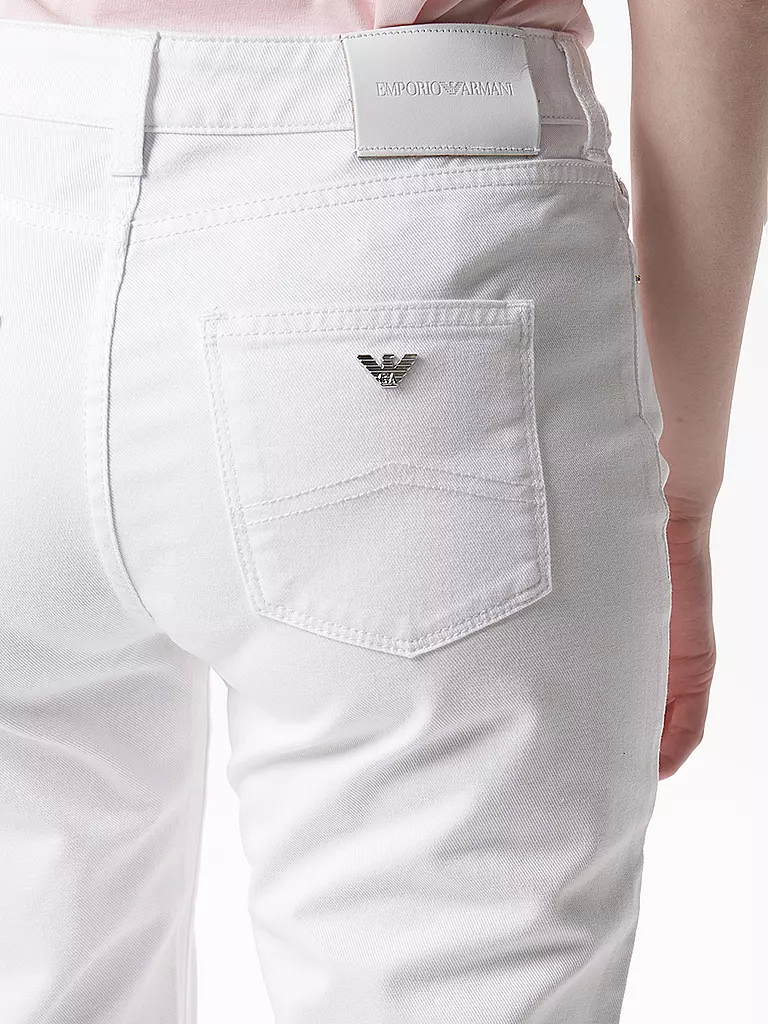 EMPORIO ARMANI Jeans Straight Fit  weiss