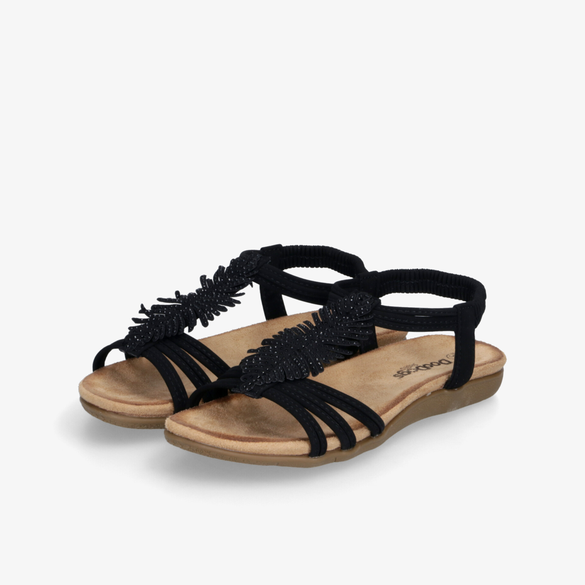 DooDogs Kinder Sandalen schwarz