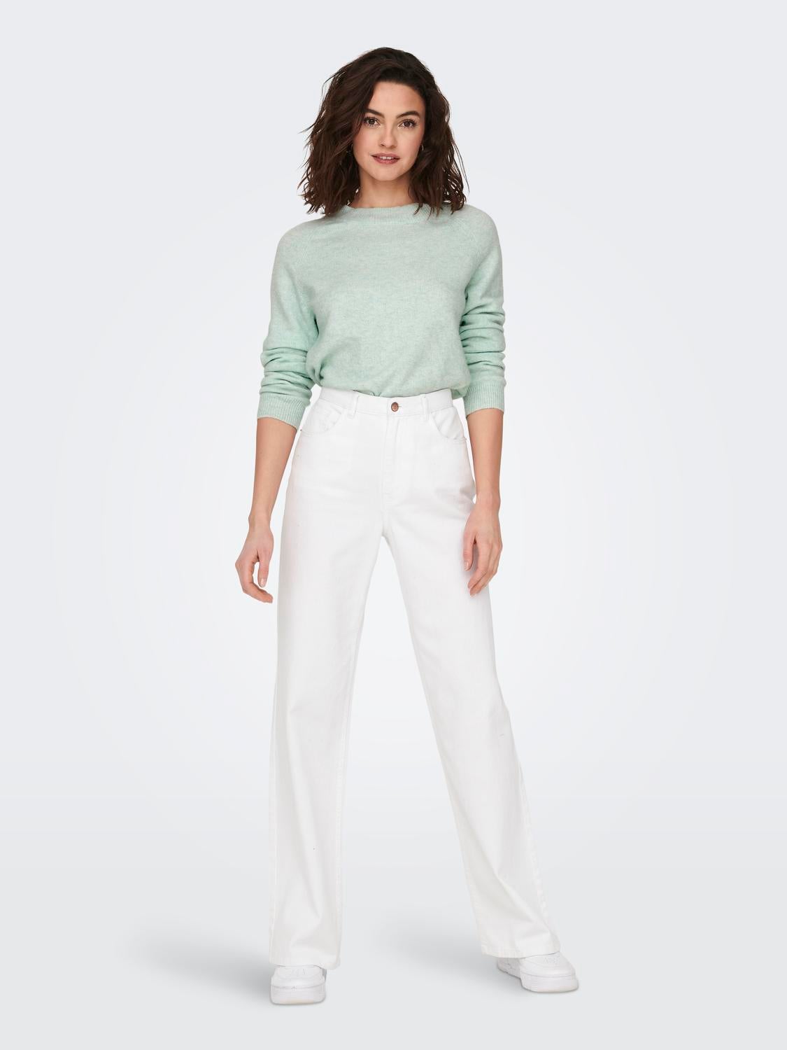 ONLRICA Strickpullover Mist Green