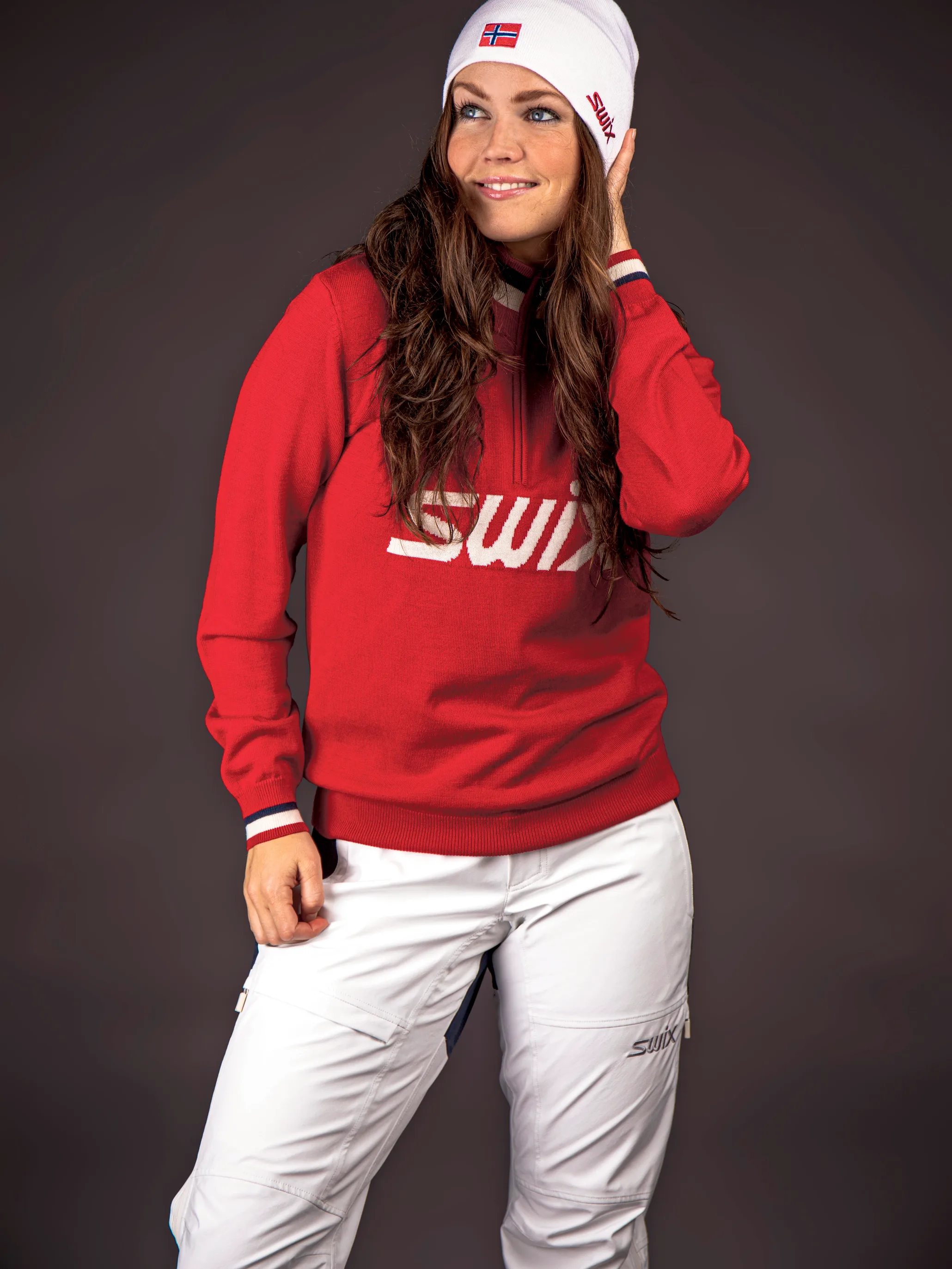 Swix Women's Blizzard Pants Snow White/Dark Navy