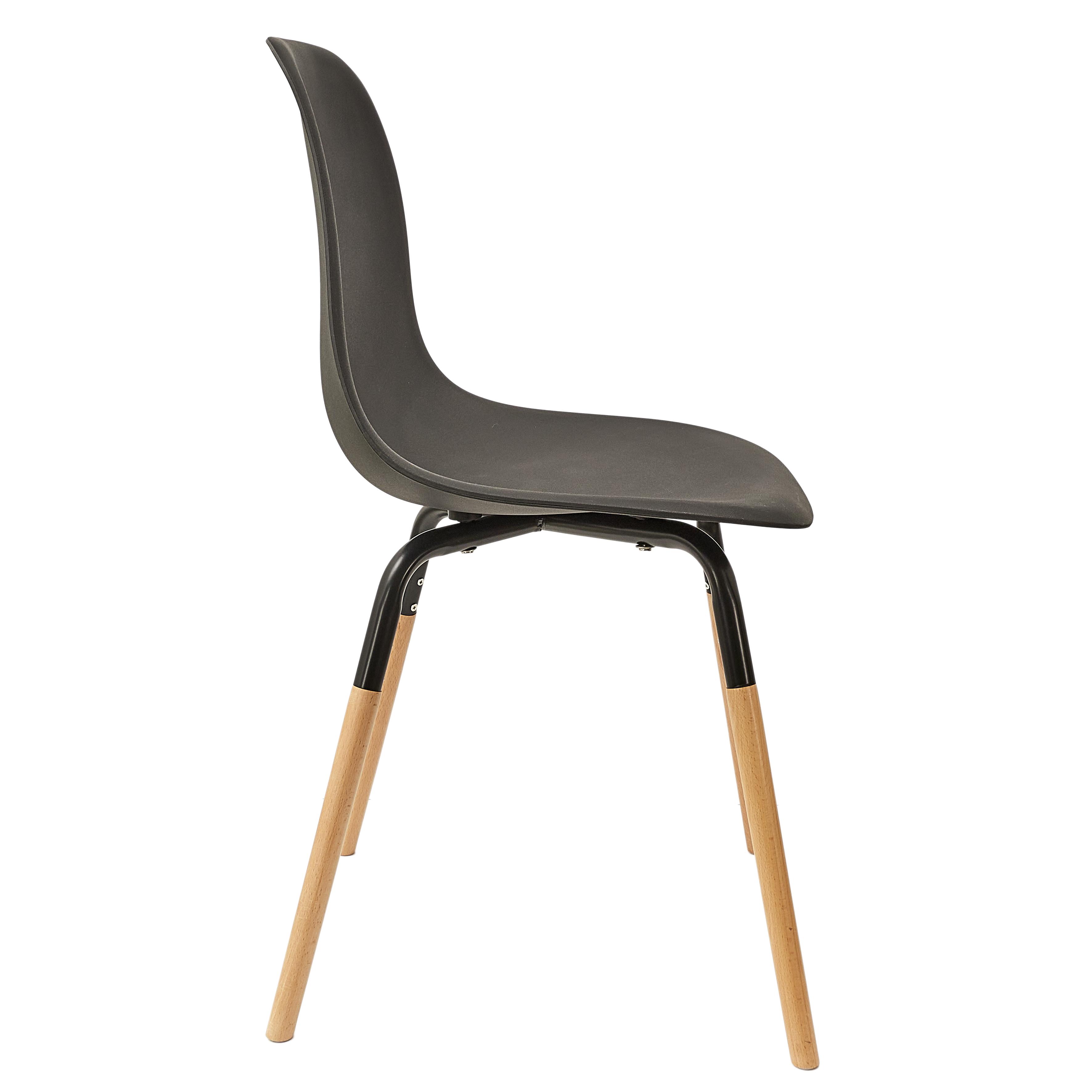 CHAISE SCANDINAVE PHENIX NOIR
