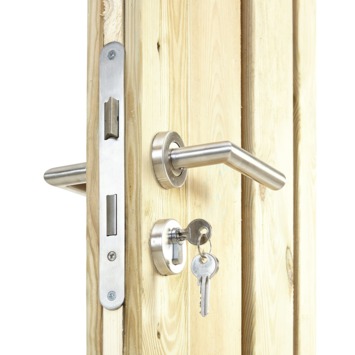 Tuinpoort hout beton schutting grenen hout rechts 110 cm