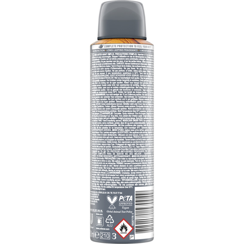 Dove Men+care sandalwood + vanilla spray
