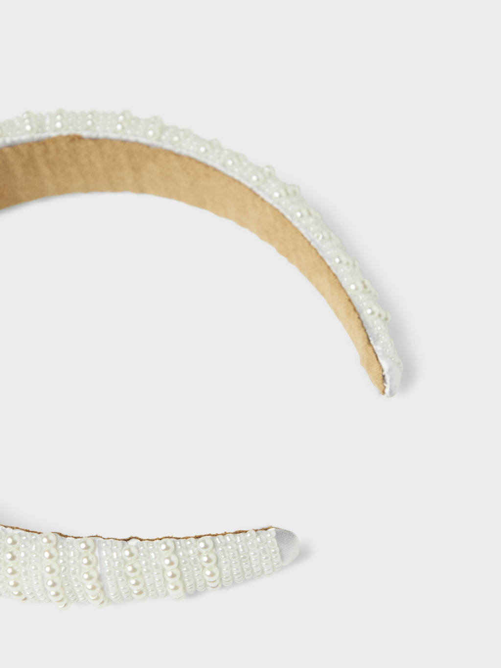 haarband NKFSIKKA met parels offwhite