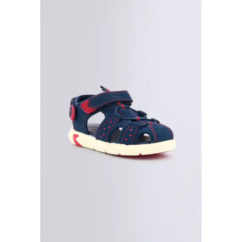 JUMANGE MARINE ROUGE SANDALES Cuir Garçon