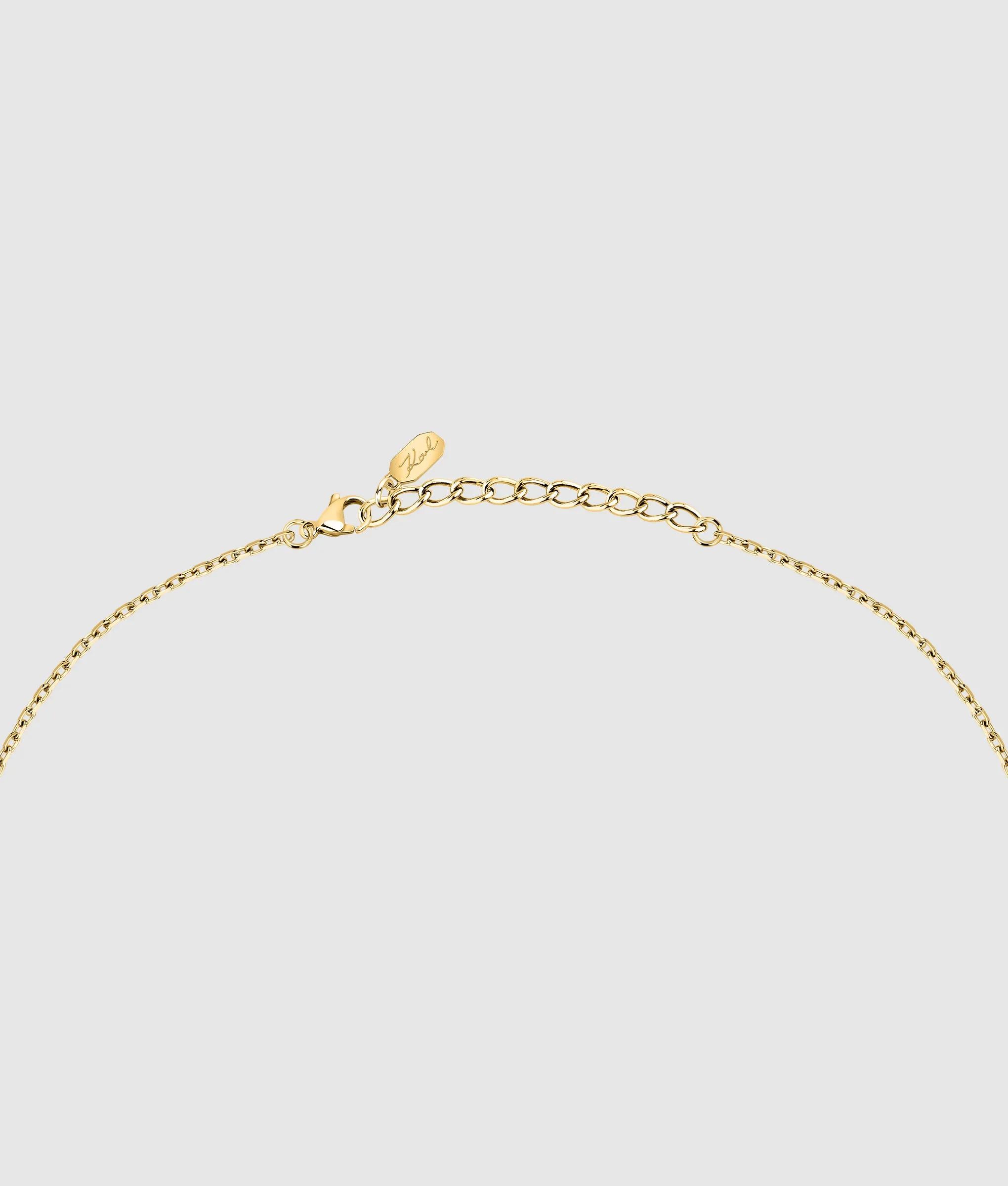 Goudkleurige ketting met hartbedel