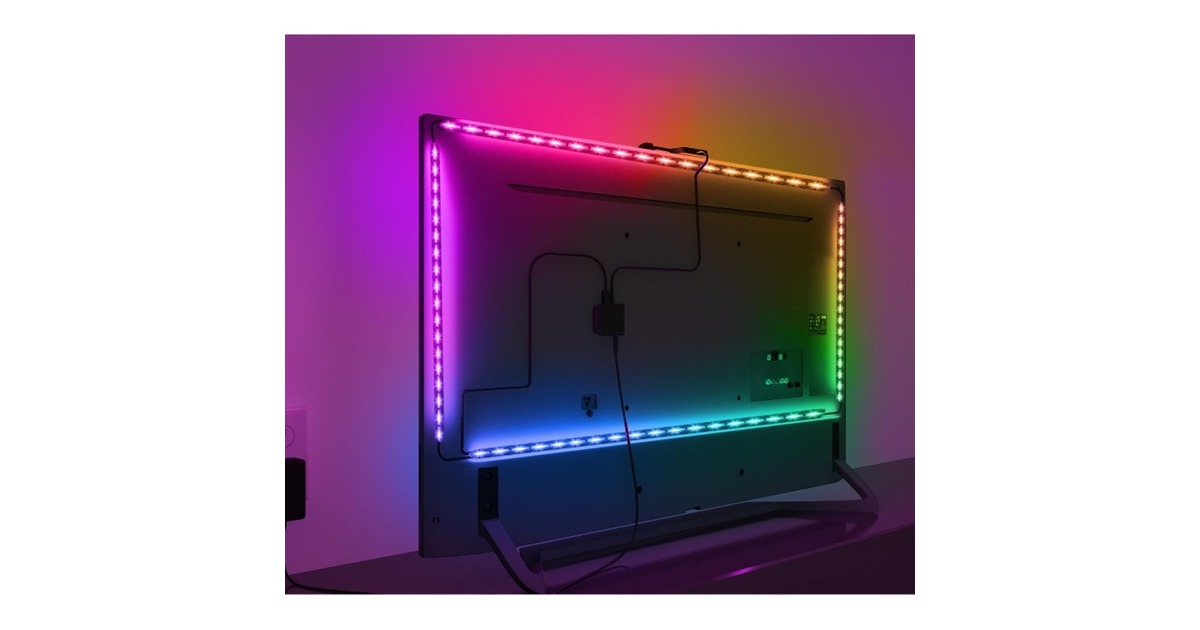GoveeH6199 DreamView T1 TV achtergrondverlichting sfeerverlichting  (5 meter, RGBIC, Wifi, Bluetooth, voor 75 - 85 inch tv's)