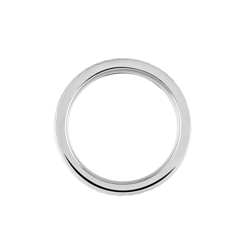 Bague Acier Blanc Jancis
